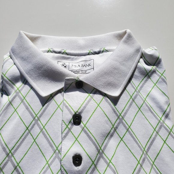 Joseph A. Banks Leadbetter Golf Polo Size L - Picture 3 of 7